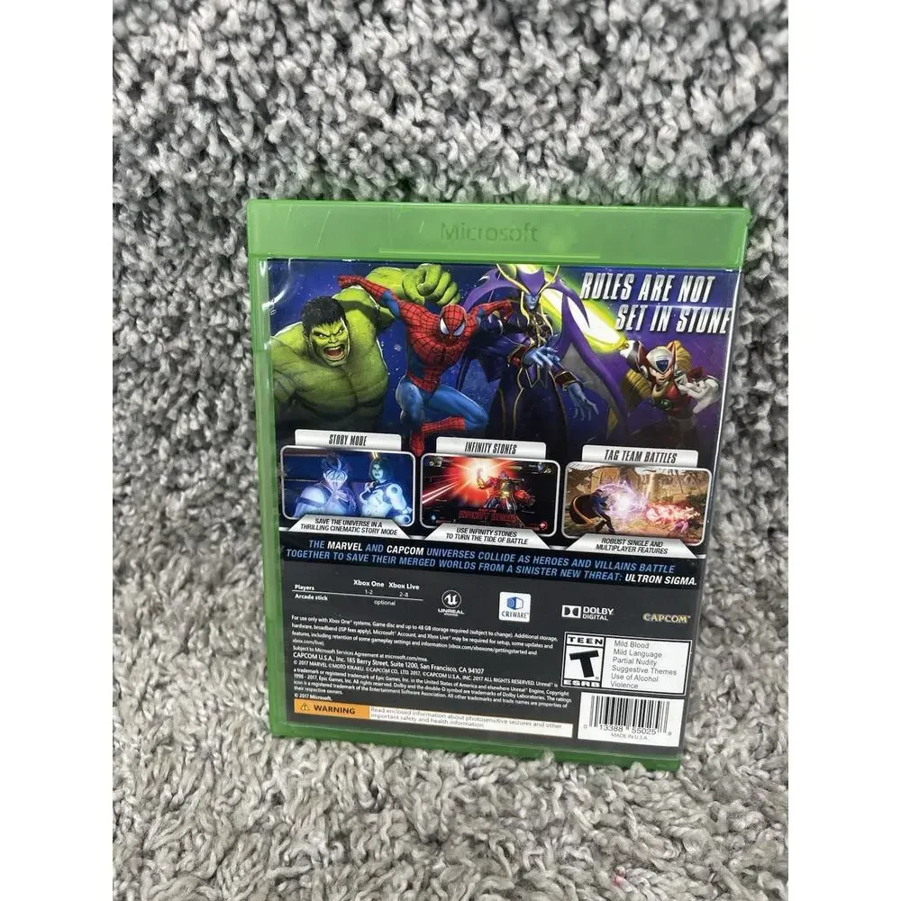 Marvel vs Capcom Infinite Microsoft Xbox One Game 2 Players Teen